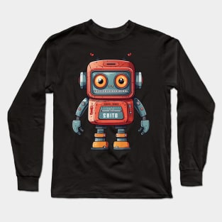 Tin Toy Robot Long Sleeve T-Shirt